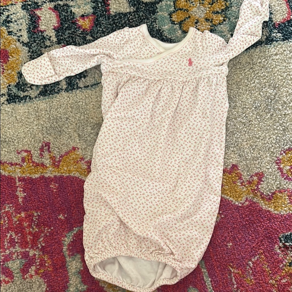 Ralph Lauren Pink Patterned Kids Sleep Sack